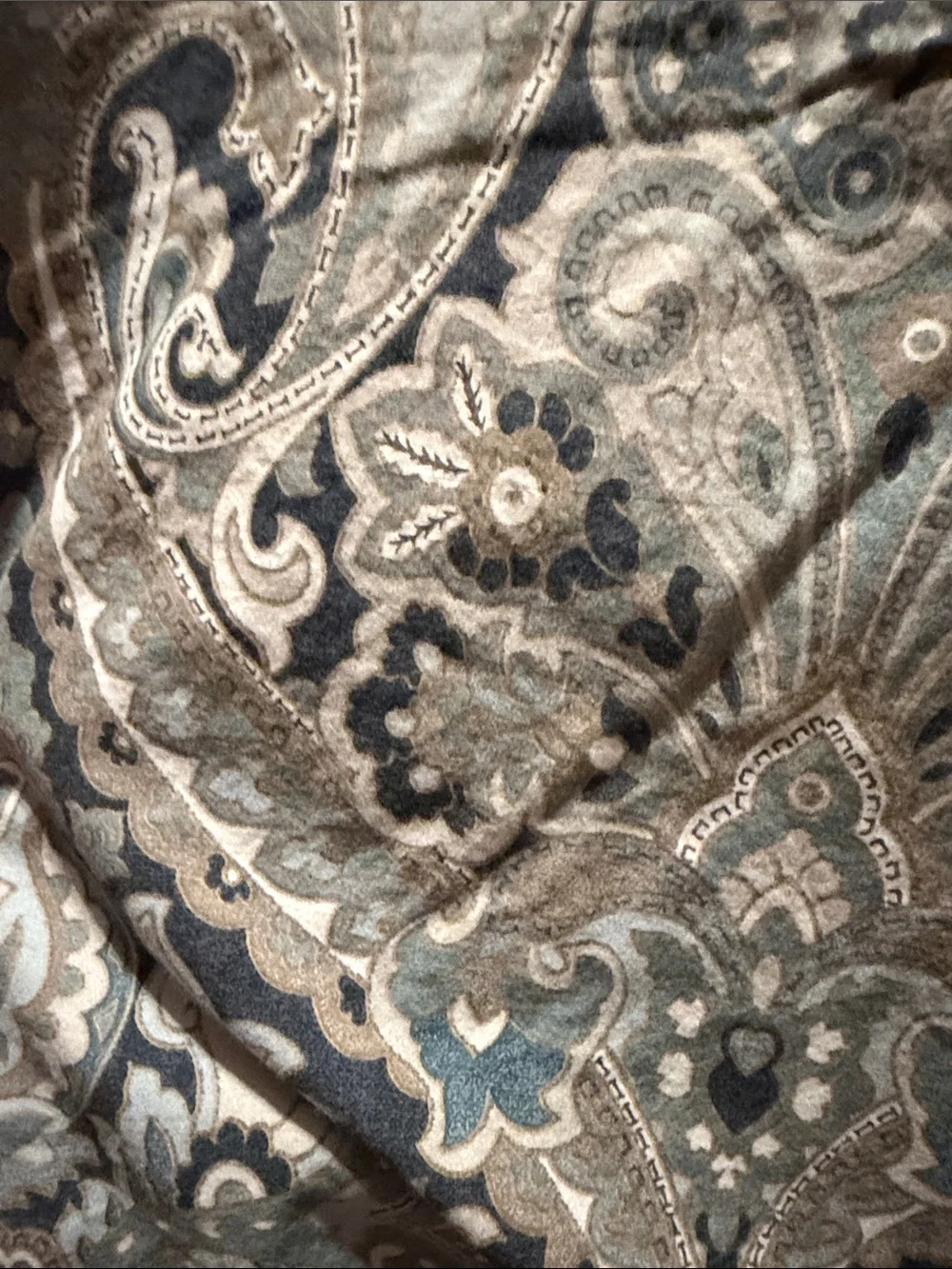 Pottery Barn Makenna King size paisley duvet cover